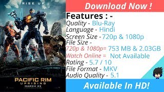 Pacific Rim : Uprising (2018) Hindi Free Download