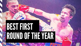 Boxing Best First Round Of The Year 2019 - Manny Pacquiao Vs Keith Thurman All Action