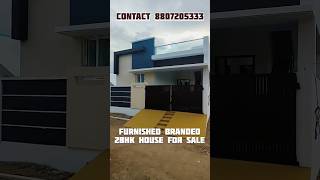 Furnished Branded 2BHK House Sale | Coimbatore Kalapatti near Vellanapatti