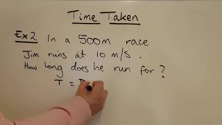 Time: Calculating the Time Taken