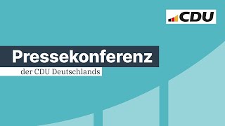 Pressekonferenz mit Friedrich Merz und Carsten Linnemann