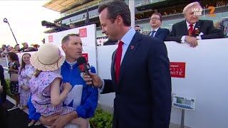 7 Horse Racing | Hamish McLachlan talks with Hugh Bowman after riding Winx