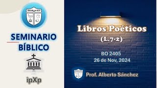 BO 2405, Clases de Libros Poéticos 7-2