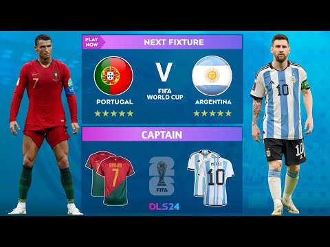 DLS 24 Portugal Vs Argentina vs Dream League Soccer 2024 Gameplay…