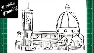 How to Draw The Florence Cathedral