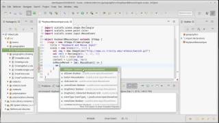 Keyboard and Mouse Input (using ScalaFX)