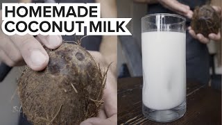 Coconut Milk Recipe (Homemade) #shorts