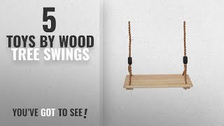 Top 10 Wood Tree Swings Toys [2018]: Wooden Tree Swing For Kids: Hang This Adjustable Childs Wood