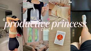 PRODUCTIVE PRINCESS vlog🐰🩰 *motivational* days in my life + staying healthy + the 5am club