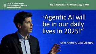 Top IT Applications for AI Technology in 2025