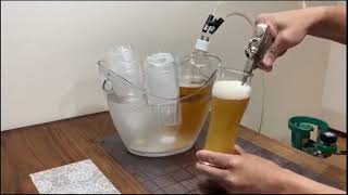 誰でも炭酸水Beeタン ボトル式ビールサーバー注ぎ方