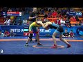 1/8 WW - 43 kg: A. SULTANOVA (KAZ) v. C. TANG (CHN)