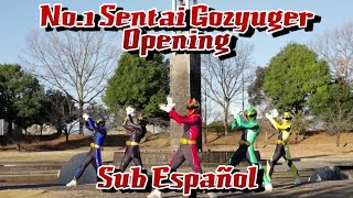 No.1 Sentai Gozyuger opening - Winner! Gozyuger! sub español+karaoke