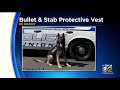 union township police k9 draco receives body armor