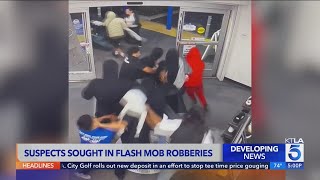 Flash robbery crew seen violently ransacking Southern California stores