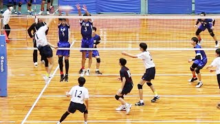 【JOC中学選抜バレー2023】兵庫選抜 vs 東京選抜 第1セット＜男子バレーボール＞