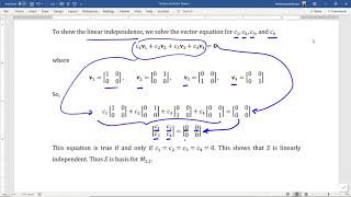 Lecture 11 Part 1: Basis and Dimension of Vector Spaces (Full Video)