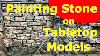 How to paint gray / grey stone on Tabletop World models, the complete technique by Metalchaos Studio