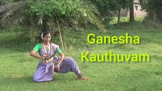 Ganesha Kauthuvam Kuchipudi dance by Aashritha.