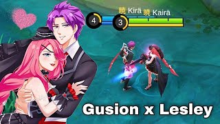 LESLEY X GUSION KILLER COUPLE GAMEPLAY!❤️Hug Day EP 10