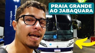 COMO é VIAJAR de PIRACICABANA de PRAIA GRANDE ao JABAQUARA - A BORDO do BUSSCAR VISTA | Vlog #17