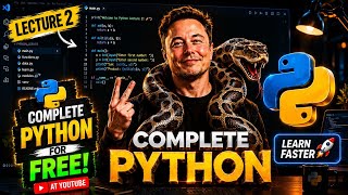 Python Tutorial for College Students (Lecture 2)🔥 | Full basic🔴