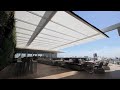 en fold retractable fabric roof video