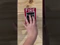 new board fire alarm test one