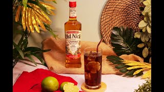 Cocktail rhum Ambré des îles  Old Nick - Comment faire un Cuba libre ?