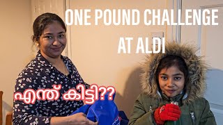 One pound Challenge at ALDI, ഒരു പൌണ്ട് ഇല്‍ താഴെ നമുക്ക് എന്ത് കിട്ടുമെന്ന് നോക്കാം #malayalam