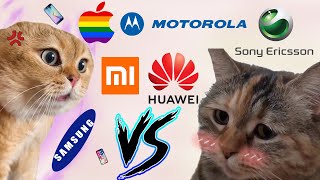 Sad Cat Meowing Meme VS Talking Cat Meme but famous phone ringtones