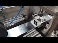 metal rod forming machine with punching and cutting ماكينة تشكيل بروفيل مع تثقيب وقطع