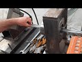 metal rod forming machine with punching and cutting ماكينة تشكيل بروفيل مع تثقيب وقطع