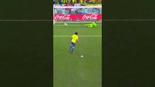 Brazil crash out as Livakovic saves Rodrygo's penalty and Marquinhos hits post! #ShortsFIFAWorldCup