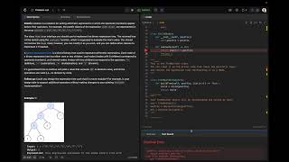 Design an Expression Tree With Evaluate Function