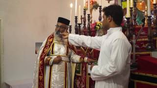 Holy Qurbana Hoothomo by Rev Fr Abraham Thomas St George Orthodox Syrian Church, Hyderabad