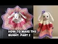 HOW-TO MAKE THE BUNNY ON THE 9 POINT STAR BLANKET: PART 2 #crochet #bunny