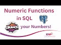🔠📊Numeric Functions in SQL | with hands-on PostgreSQL