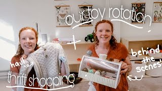 How I do a TOY ROTATION// + Mini Target and Thrift Store Haul// DITL
