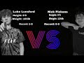 Luke Lunsford vs Nick Pickens