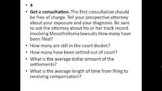 Mesothelioma lawyer and mesothelioma law firm The complete guide