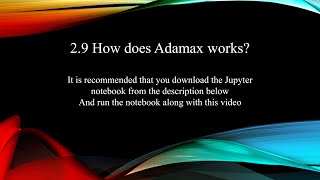 2.9 How does Adamax works?