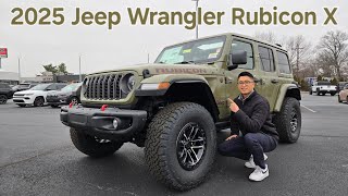 FIRST LOOK: 2025 Jeep Wrangler Rubicon X in NEW '41 Color!