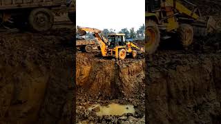 jcb3dx and tracto sonalika rx50 and powertrac and | jcb rocket loading #shorts