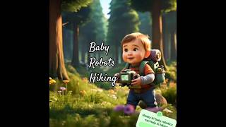 Honey AI baby robotics helping in hiking#honey#cute#babyrobot#robot#help#green#hiking#school#teacher