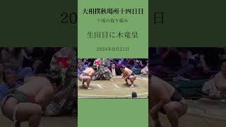 【ショート動画】2024年9月21日大相撲秋場所十四日目　生田目に木竜皇　相撲ファンの旅記録 #相撲 #大相撲 #生田目