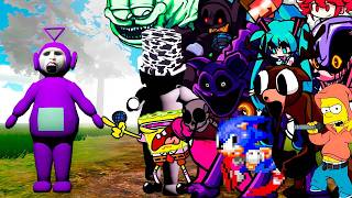 NOCTURNAL PROTOCOL but Every Turn a Different Character Sings 🎶 (FNF Nocturnal Protocol BETADCIU)