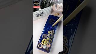 Resin Stationery Box Decorating idea | Epoxy Resin Crafts | 滴胶文具盒 #shorts #epoxyresinart