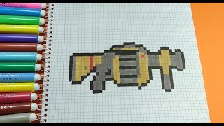 Comment Dessiner Le Tagueur De Fortnite Pixel Art - como hacer el lanzagranadas de fortnite pixel art