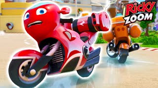 Full Episode: Slippy Street  🏍️ Ricky Zoom ⚡ Cartoons for Kids | Ultimate Rescue Motorbikes for Kids